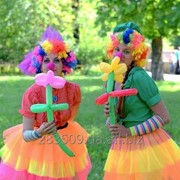 Веселые клоуны на праздник фотография