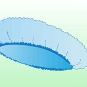 Берет гофрированный машинного производства