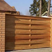 Забор деревянный Z-08 фото