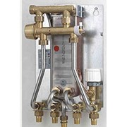 Danfoss Тепловой пункт для приготовления горячей воды по закрытой схеме и присоединения системы отопления c узлом смешения