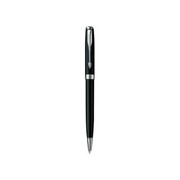 Ручка шариковая Parker модель Sonnet черная с серебром фото