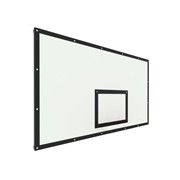 Щит баскетбольный игровой 180х105 фанера на раме (разметка черная) Dinamika ZSO-002098 фото