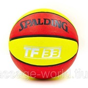 Мяч баскетбольный резиновый №7 Spald фото