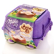 Шоколадные яйца Milka Löffel-Ei Молочный крем