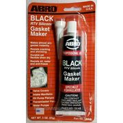 ABRO Герметик силиконовый, черный 85г. фото