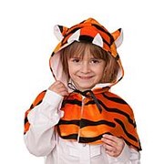 Карнавальный костюм Тигр (накидка с капюшоном) (116) фото