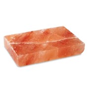 Соляной блок из гималайской розовой соли 300x200x50 мм шлифованный