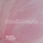 Ткань Фатин мягкий трехметровый (бледно-розовый) 498