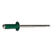 Заклёпка 4х10, алюминий/сталь, RAL6002 (зелёный) (упак/1.000шт)