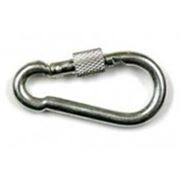 Карабин пожарный с фиксатором фото