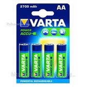 Аккумулятор АА NiMh Varta, тип AA R06 LR6 LR06 (4 шт. в одной упаковке) 2700 mAh фотография