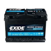 Аккумуляторы EXIDE EK920 фотография