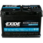 Аккумуляторы EXIDE EK700 фото