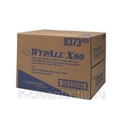 Протирочный материал WypAll® X80, в переносной коробке, синий фото