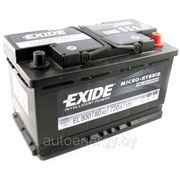 Автомобильный аккумулятор EXIDE MICRO-HYBRID EL800 (80А/ч) купить акб фотография