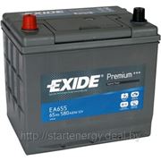 Exide EA655 аккумулятор Premium 65Ah 580A (L +) 230x170x225 mm фотография