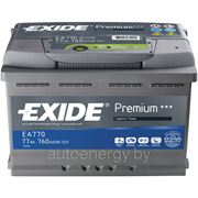 Автомобильный аккумулятор Exide Premium EA770 (77 А/ч) купить акб фотография