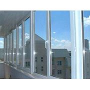 Теплое остекление лоджий и балконов фотография