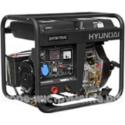 Генератор сварочный, дизельный Hyundai DHYW190AC, 230 В, 2.5 кВт, электростартер, 91 кг фото