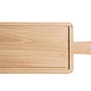Доска разделочная деревянная прямоугольная с ручкой (размеры по выбору) фотография