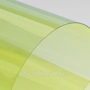 Прозрачная пластиковая А4 0,2мм желтая
