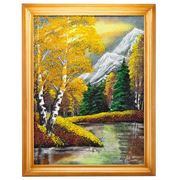 Картина Осенний пейзаж багет дерево №4 30х40 см