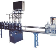 Полуавтоматические и автоматические машины для разлива жидкостей по уровню в крупную тару PERL BCT-4, емкостью 5 - 30 литров фото