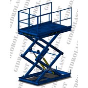 Стол подъемный гидравлический двухножничный Gidrolast 2X1650.1200.1000.2770 фотография