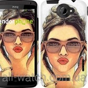 Чехол на HTC One X Девушка_арт “3005c-42“ фотография