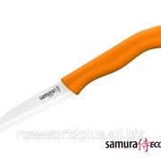 Нож керамический кухонный фрутоножик Samura Eco оранжевый NW-SC-0011ORG фотография