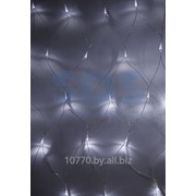 Гирлянда - сеть светодиодная 1,8х1,5м, свечение с динамикой, прозрачный провод, БЕЛЫЕ диоды NEON-NIGHT фотография