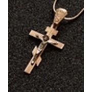 Православный крест из ювелирной коллекции “Православные Традиции“ фото