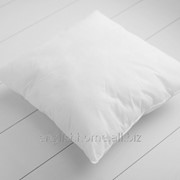 Декоративная подушка с силиконом 45x45 белый фото