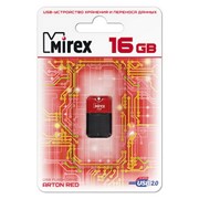 USB флеш-накопители Mirex ARTON RED 16GB, ecopack, USB флеш-накопители фотография