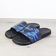 Valentino Camustars Slide Sandal Blue