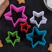 Набор форм для печенья 'Звезда', 5 шт фотография