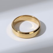 Кольцо 'Массив' глянец, цвет золото, размер МИКС фотография
