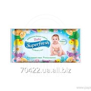 Салфетки влажные Super Fresh, для детей и мам, 72шт