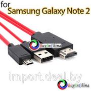Кабель-переходник с Micro USB MHL на HDMI для Samsung Galaxy Note 2 S3 фото