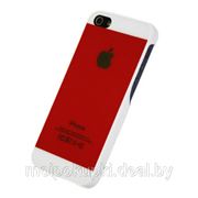 Задняя крышка Apple пластиковая iPhone 5 красная фотография