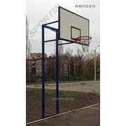 Стойка баскетбольная уличная с щитом из фанеры 1800х1050мм
