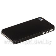 Задняя накладка Mobile case для iPhone 4/4S чёрная фото