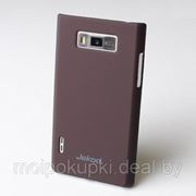 Задняя накладка Jekod для LG L7 коричневая + плёнка фото