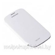 Чехол футляр-книга Flip Cover для Samsung GT-I9082 Galaxy Grand- задняя крышка белый фото