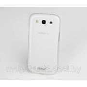 Силиконовый чехол Jekod для Samsung GT- i9300 Galaxy Slll + плёнка белый фотография