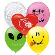 Воздушные шары с рисунками, логотипами фото