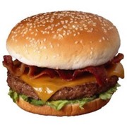Доставка гамбургеров - С беконом фото