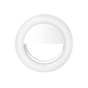 Светодиодное кольцо для селфи (селфи-лампа) Selfie Ring Light, белая фото