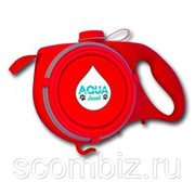Поводок рулетка с поильником Aqua Leash, цвет микс