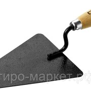 Кельма On бетонщика (треугольник), порошковая покраска, деревянная ручка, 330*150мм фотография